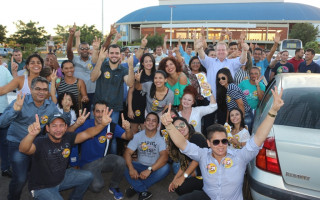 Carlesse com a juventude em Palmas