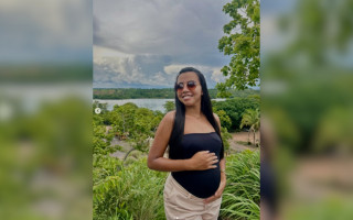 Vítima do acidente em Araguaína: Myllena, grávida de 27 anos.