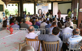 Kátia reuniu-se em Palmas nesta segunda-feira (14), com produtores rurais