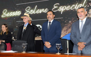 Governador Wanderlei Barbosa, participou nesta quarta-feira, 4, da Sessão Solene Especial em comemoração aos 37 anos do TCE/TO