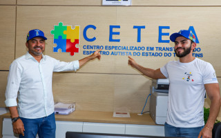  Governador Wanderlei Barbosa participou, na tarde desta quinta-feira, 5, da abertura oficial dos serviços do Cetea - Crédito: Esequias Araujo/Governo do Tocantins