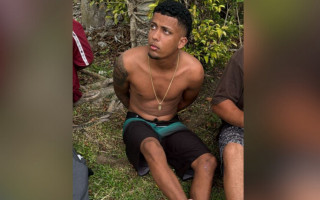 Investigado J.R.S., conhecido como Varetinha, preso pela Polícia Civil do Tocantins em cumprimento a mandado judicial.