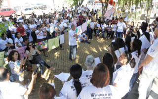 O evento foi realizado na manhã de hoje, 18, com início na Praça das Nações