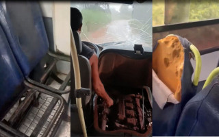 Ônibus do transporte escolar de Praia Norte apresenta irregularidades apontadas em denúncia ao MPTO.