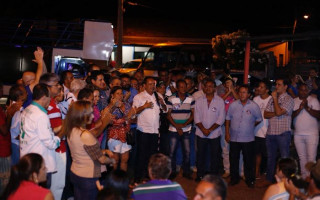 Vicentinho união rivais da política local em Lagoa da Confusão