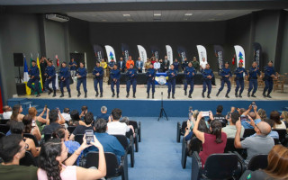 Foram 576 horas de capacitação técnica e operacional alinhada com a Matriz Curricular Nacional para Formação de Guardas Municipais e com a Matriz Nacional de Formação em Segurança Pública