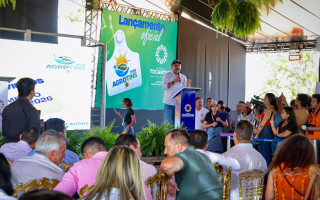 Governador Wanderlei Barbosa lança oficialmente Agrotins 2026 durante evento em Cariri.