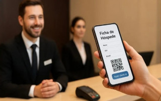 Tela do sistema FNRH Digital, que substitui as fichas de papel e permite o check-in antecipado e automático por meio do Gov.br 