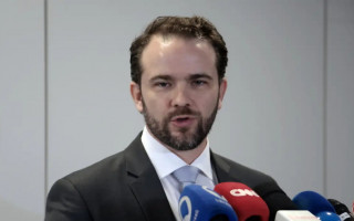 Ministro da Fazenda, Dario Durigan, durante entrevista coletiva