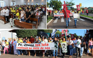Romeiros durante Romaria em Buriti do Tocantins; evento reuniu mais de 100 pessoas para celebrar a vida e o legado do Padre Josimo