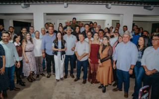 Senadora Professora Dorinha Seabra durante as comemorações dos 46 anos de Colmeia do Tocantins