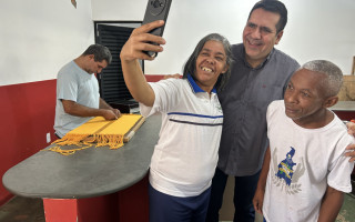 No dia da visita, o deputado acompanhou de perto as atividades desenvolvidas pela instituição que beneficia 350 pessoas