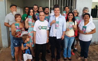 Candidato ao Governo do Tocantins, Mário Lúcio (Psol) com lideranças em Porto Nacional.