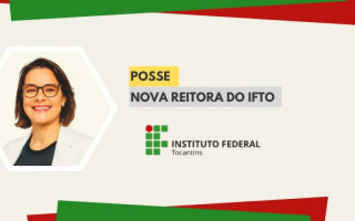 Paula Karini Dias Ferreira Amorim tomou posse como primeira mulher eleita reitora do IFTO durante cerimônia realizada em Brasília