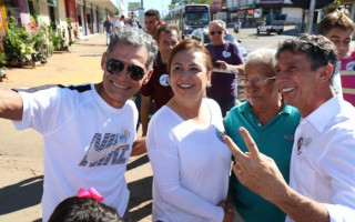 Candidata ao governo pelo PDT, Kátia Abreu em Palmas.