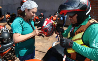 Kátia se reuniu com os mototaxistas araguainenses.