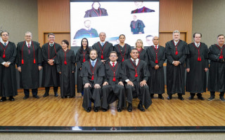 Solenidade de posse foi realizada durante sessão do Colégio de Procuradores de Justiça
