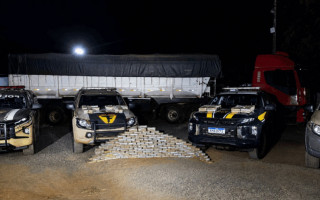  Cocaína apreendida pela PRF e PM em Alvorada 