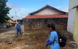 Agentes de endemias de Araguaína em campo. 