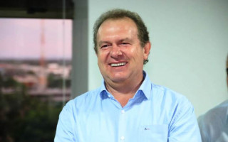 Candidato ao governo pelo PHS, Mauro Carlesse.