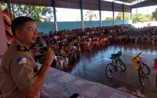 Crianças são das séries iniciais, 5º ano e 7º ano do ensino fundamental das escolas municipais de Wanderlândia