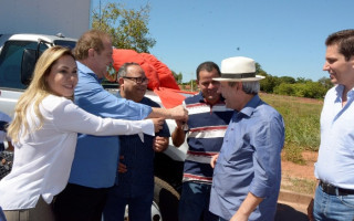 O veículo foi entregue hoje pelo prefeito Ronaldo Dimas