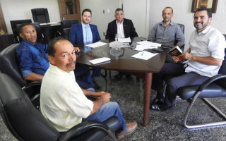 Vice-governador Wanderlei Barbosa no gabinete