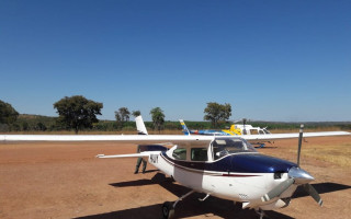 Aeronave estava carregada de cocaina