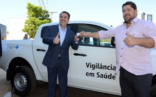 Min.da Saude entrega veículos para 7 municipios tocantinenses.