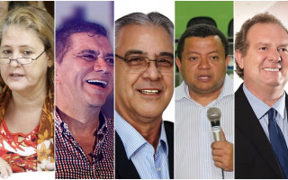 Candidatos ao governo do Tocantins aprovados em convernções partidárias.