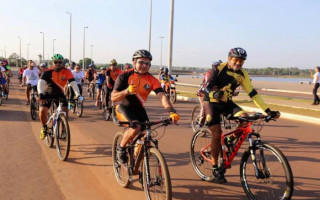 A 4ª edição do evento foi realizada no último sábado, 18; mais de 50 ciclistas fizeram o percurso de 11 quilômetros