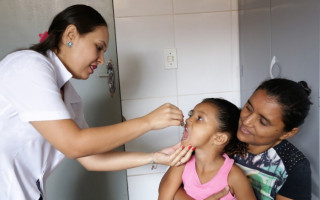 Município alcança 52% da meta de vacinação contra Sarampo e Poliomielite