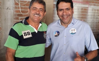 Ex-prefeito de Araguaína Valuar Barros e vereador e candidato a deputado estadual Marcus Marcelo.