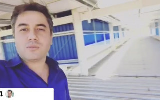 Diogo Fernandes (PSD) em vista às obras do Hospital do Amor em Palmas