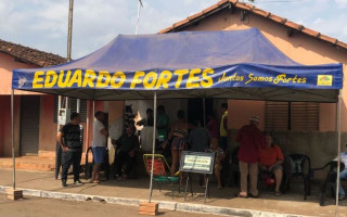 Candidato do grupo de Amastha patrocina tenda de velório em Gurupi