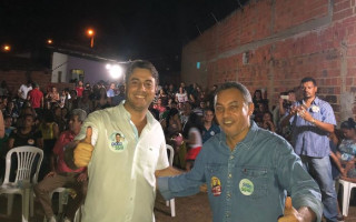 Candidato a Deputado Federal Diogo Fernandes recebe apoio do novo presidente da Câmara de Palmas.