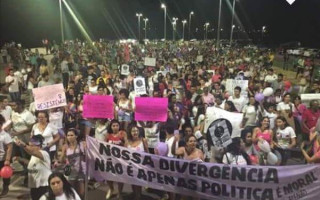 Ato contra presidenciável Jair Bolsonaro em Araguaína
