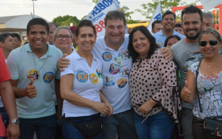 Caminhada de César Halum em Araguaína.