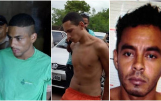 (E) Lázaro C. Conçalves, (meio) Marcos Phablo Soares e (D) Maurício Pereira da Silva