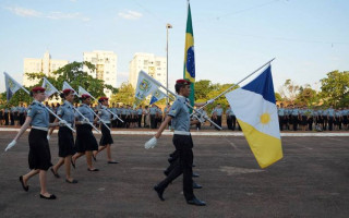 Alunos do Colégio da Polícia Militar