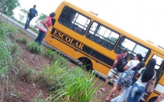 Apesar do susto, não houve feridos.