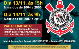 A seletiva é organizada pelo Projeto Libertando Vidas com o Esporte