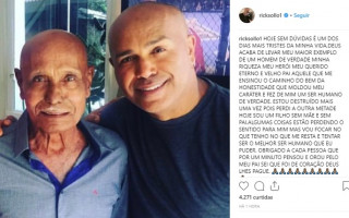 Rick posta homenagem ao pai.