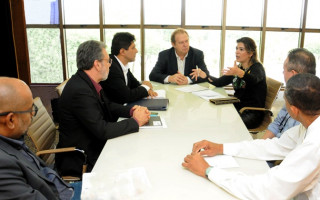 Mauro Carlesse recebe Patrizia Xavier Diretora da Azul.