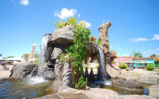 Monumento no centro da cidade de Taguatinga, que conta com pouco mais de 16 mil habitantes.