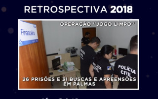 Retrospectiva da SSP-TO destaca trabalho da PC em 2018