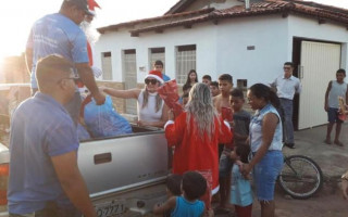 Brinquedos foram arrecadados durante o evento Natal do Parque