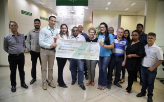 Hoje, 8, a coordenação do FIA recebeu, simbolicamente, um cheque de R$ 100 mil do Banco da Amazônia