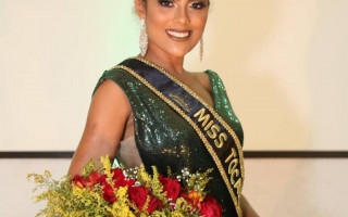 Alessandra Kely Farias de Almeida foi a grande vencedora do Miss Tocantins 2019.