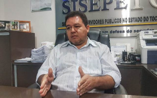 Presidente do SISEPE-TO Cleiton Pinheiro.